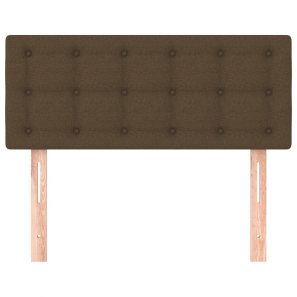 Cabeceira de cama tecido 100x5x78/88 cm castanho M 3