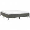 Estructura de cama de terciopelo gris oscuro 180x200 cm 3