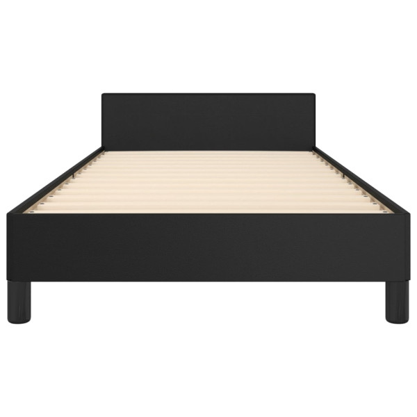 Estrutura cama c/ cabeceira sem colchão 90x200 cm preto M 5