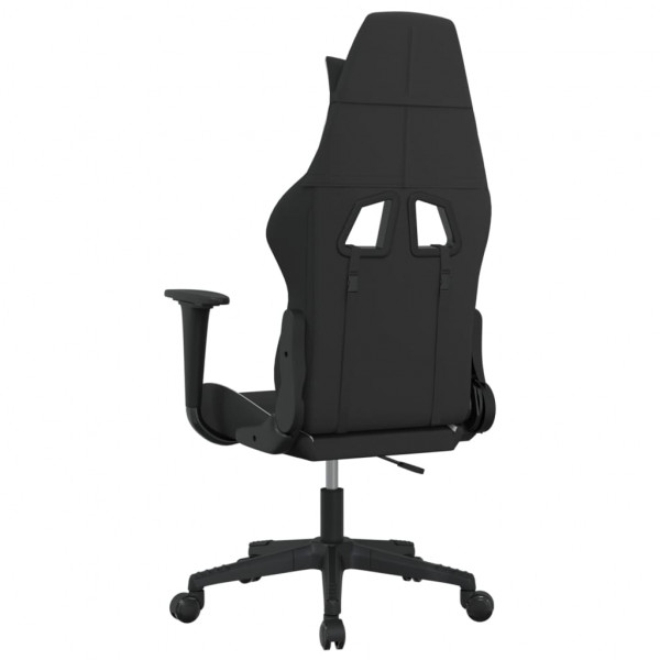 Silla gaming tela negro y blanco M 5