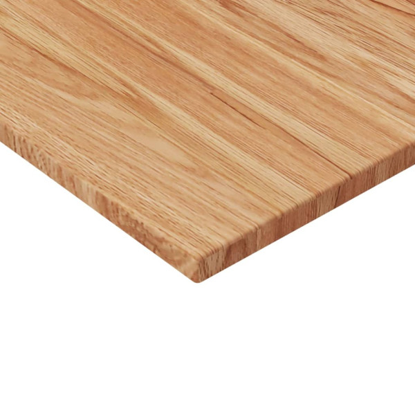 Tablero de mesa cuadrado madera roble marrón claro 50x50x1.5 cm M 3