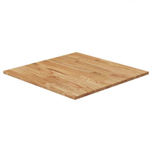 Tablero de mesa cuadrado madera roble marrón claro 70x70x1.5 cm D