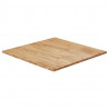 Tablero de mesa cuadrado madera roble marrón claro 90x90x1.5 cm 1