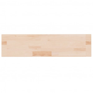 Tabla de estantería madera maciza roble sin tratar 80x20x2.5 cm H