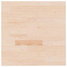Tablero de mesa cuadrada madera roble sin tratar 50x50x4 cm 2