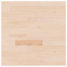 Tablero de mesa cuadrada madera de roble sin tratar 60x60x4 cm 2