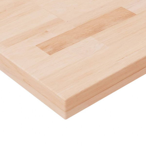 Tablero de mesa cuadrada madera de roble sin tratar 60x60x4 cm M 3