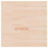 Tablero de mesa cuadrada madera de roble sin tratar 70x70x4 cm 2