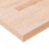 Tablero de mesa cuadrada madera de roble sin tratar 70x70x4 cm 3
