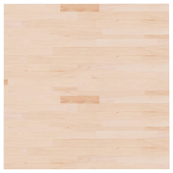Tampo de mesa quadrado 90x90x4 cm carvalho maciço não tratado M 3