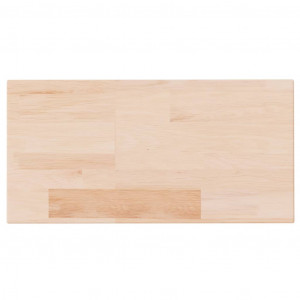 Tabla de estantería madera maciza roble sin tratar 40x20x4 cm H
