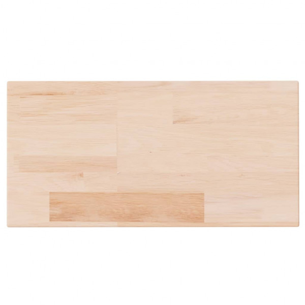 Tabla de estantería madera maciza roble sin tratar 40x20x4 cm M 2