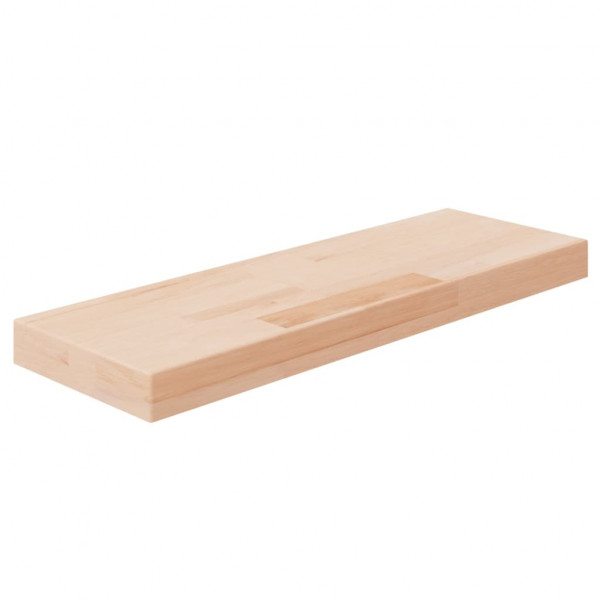 Tabla de estantería madera maciza roble sin tratar 60x20x4 cm D