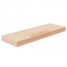 Tabla de estantería madera maciza roble sin tratar 60x20x4 cm 1