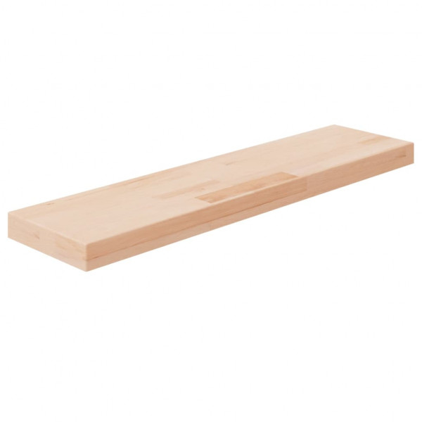 Tabla de estantería madera maciza roble sin tratar 80x20x4 cm D