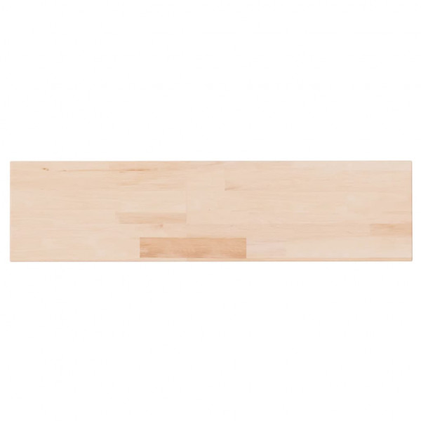 Tabla de estantería madera maciza roble sin tratar 80x20x4 cm M 2