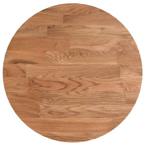 Tablero de mesa redonda madera de roble marrón claro Ø30x1.5 cm H