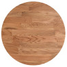 Tablero de mesa redonda madera de roble marrón claro Ø30x1.5 cm 2