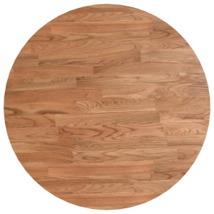 Tablero de mesa redonda madera roble marrón claro Ø40x1.5 cm H