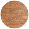 Tablero de mesa redonda madera roble marrón claro Ø40x1.5 cm 2