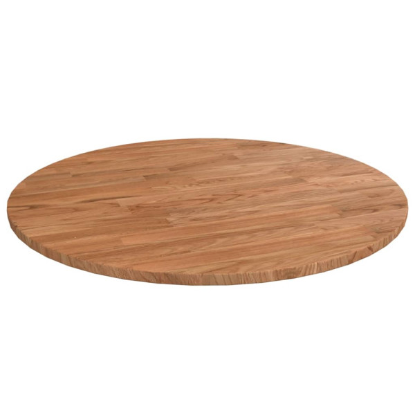 Tablero de mesa redonda madera roble marrón claro Ø50x1.5 cm D