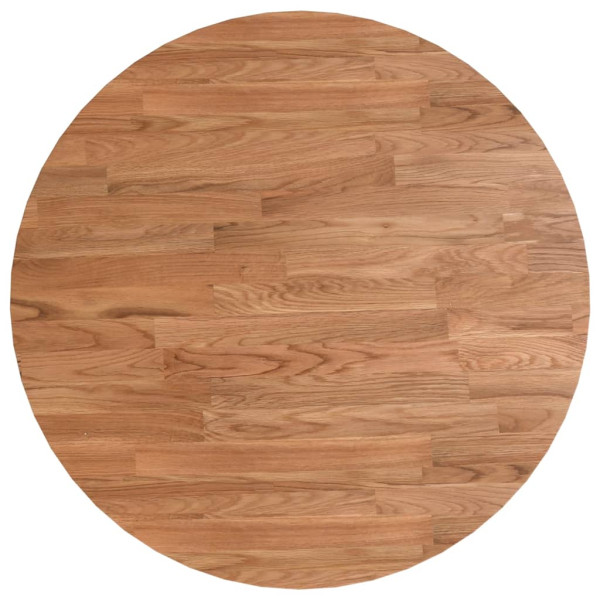 Tablero de mesa redonda madera roble marrón claro Ø50x1.5 cm M 2