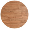 Tablero de mesa redonda madera roble marrón claro Ø50x1.5 cm 2