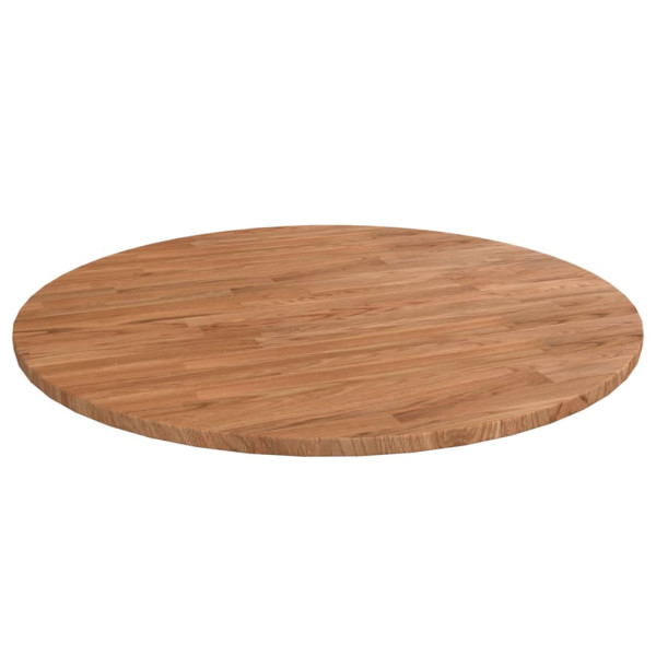 Tablero de mesa redonda madera de roble marrón claro Ø80x1.5 cm D