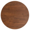 Tablero de mesa redonda madera de roble marrón oscuro Ø30x1.5cm 2