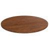 Tablero de mesa redonda madera de roble marrón oscuro Ø50x1.5cm 1