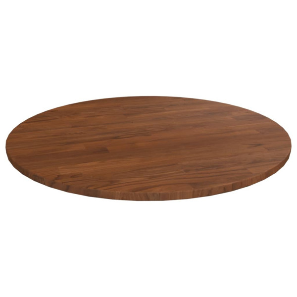 Tablero de mesa redonda madera de roble marrón oscuro Ø60x1.5cm D