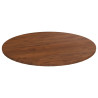 Tablero de mesa redonda madera de roble marrón oscuro Ø60x1.5cm 1