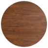 Tablero de mesa redonda madera de roble marrón oscuro Ø60x1.5cm 2
