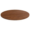 Tablero de mesa redonda madera de roble marrón oscuro Ø90x1.5cm 1