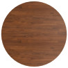 Tablero de mesa redonda madera de roble marrón oscuro Ø90x1.5cm 2