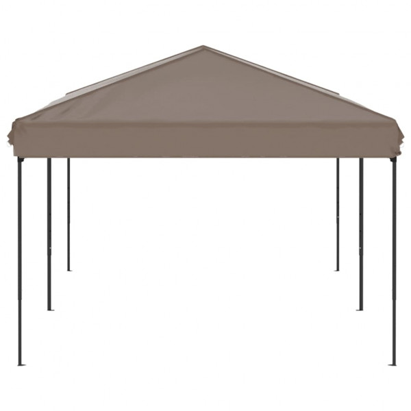 Carpa para fiestas plegable gris taupe 3x6 m M 4
