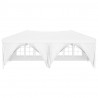 Carpa para fiestas plegable con paredes laterales blanca 3x6 m 3