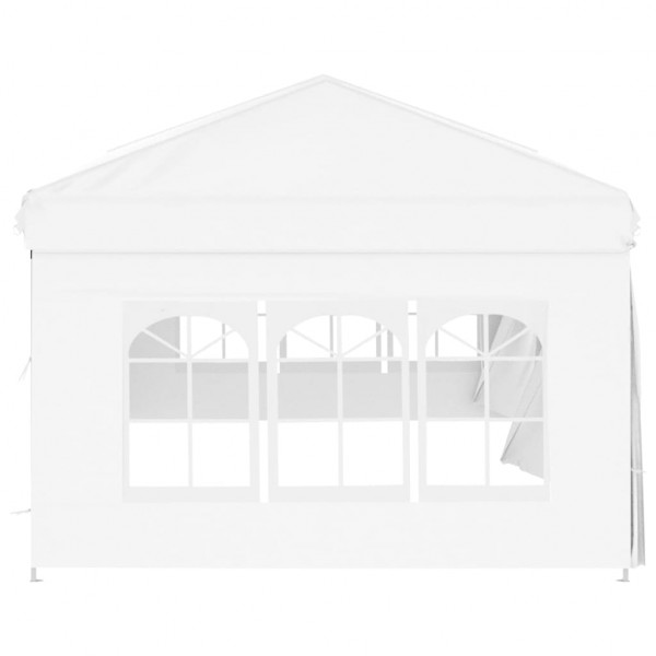 Tenda para festas dobrável com paredes laterais 3x6 m branco M 4