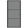 Puerta interior vidrio EGS y aluminio negro 102.5x201.5 cm 3
