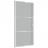 Puerta interior de vidrio y aluminio blanco mate 102.5x201.5 cm 2