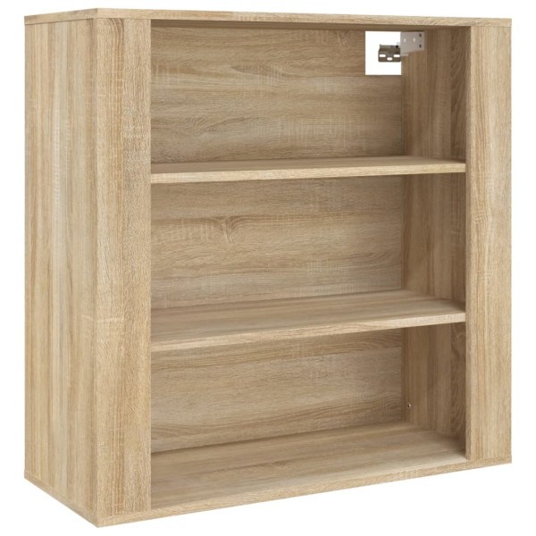 Armario de pared madera contrachapada roble sonoma 80x33x80 cm M 2