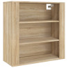 Armario de pared madera contrachapada roble sonoma 80x33x80 cm 2