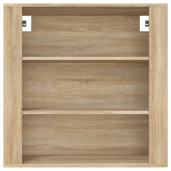 Armario de pared madera contrachapada roble sonoma 80x33x80 cm M 3