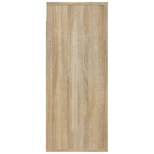Armario de pared madera contrachapada roble sonoma 80x33x80 cm M 4