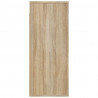 Armario de pared madera contrachapada roble sonoma 80x33x80 cm 4