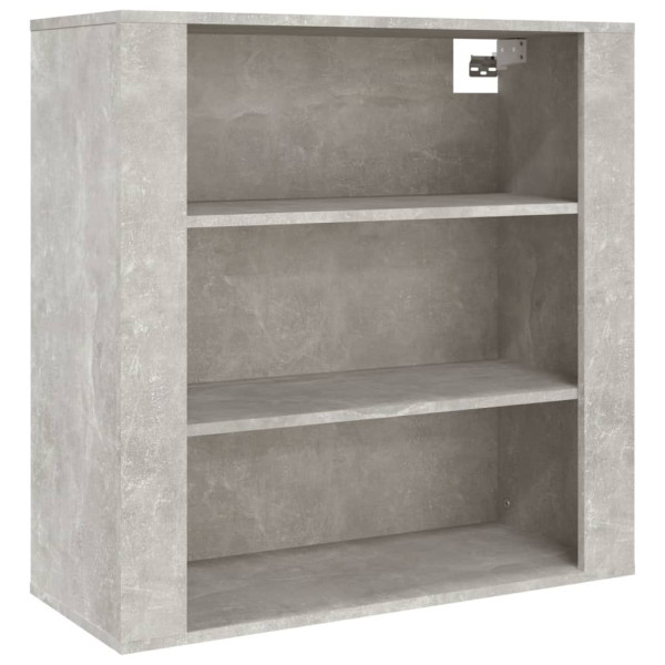 Armario de pared madera contrachapada gris hormigón 80x33x80 cm M 2