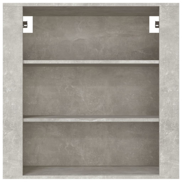 Armario de pared madera contrachapada gris hormigón 80x33x80 cm M 3
