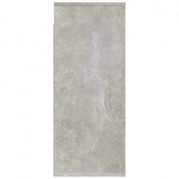 Armario de pared madera contrachapada gris hormigón 80x33x80 cm M 4