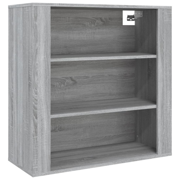 Armario de pared madera contrachapada gris Sonoma 80x33x80 cm M 2