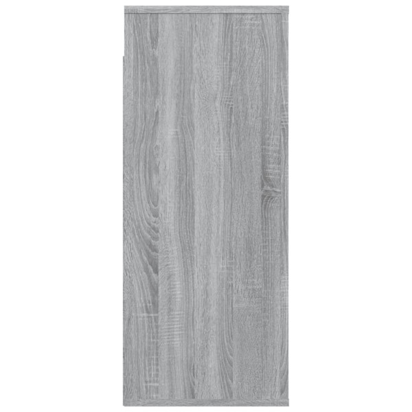 Armario de pared madera contrachapada gris Sonoma 80x33x80 cm M 4